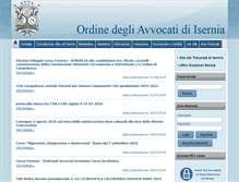 Tablet Screenshot of ordineavvocatiisernia.com